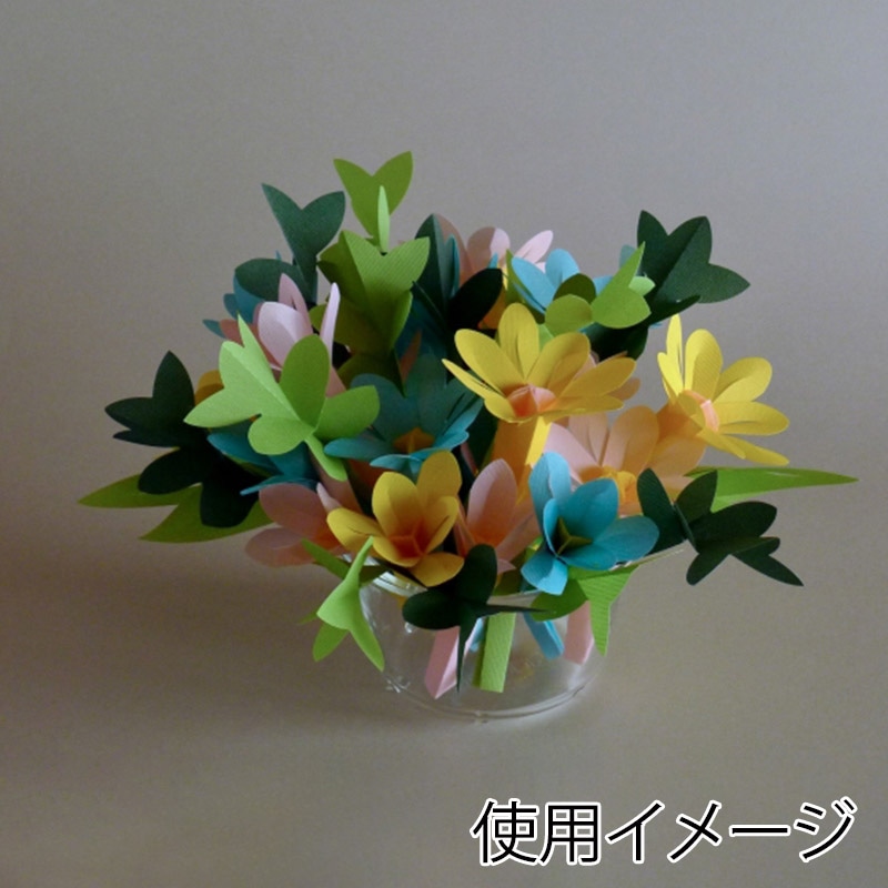 ミクニライフ&オート エコ加湿器 ミスティクラフト フラワーA&B スプリングブルー/中芯イエロー U707-03 1個(ご注文単位60個)【直送品】