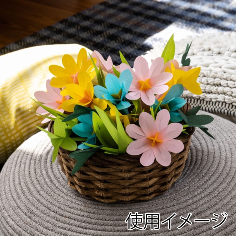 ミクニライフ&オート エコ加湿器 ミスティクラフト フラワーA&B イエロー/中芯ピンク U707-04 1個(ご注文単位60個)【直送品】