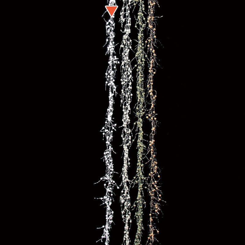 アスカ商会 ディスプレイ用品 A-15089　ベリーガーランド #001　ホワイト 1本（ご注文単位1本）【直送品】