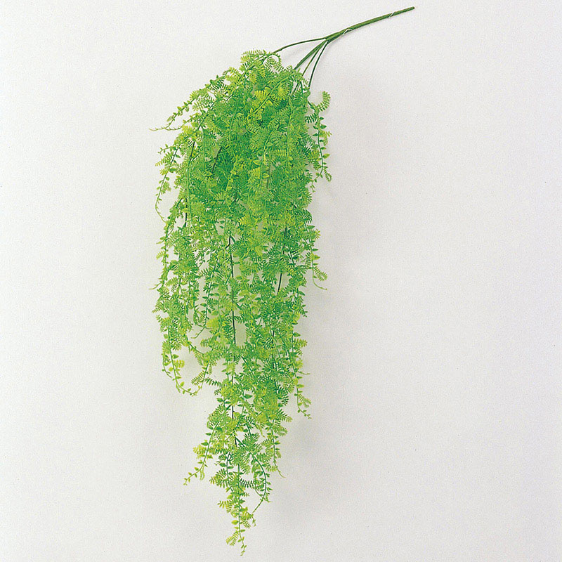 アスカ商会 造花・グリーン A-40662ファーンハンギングブッシュ #052B　ライトグリ-ン 1本（ご注文単位1本）【直送品】