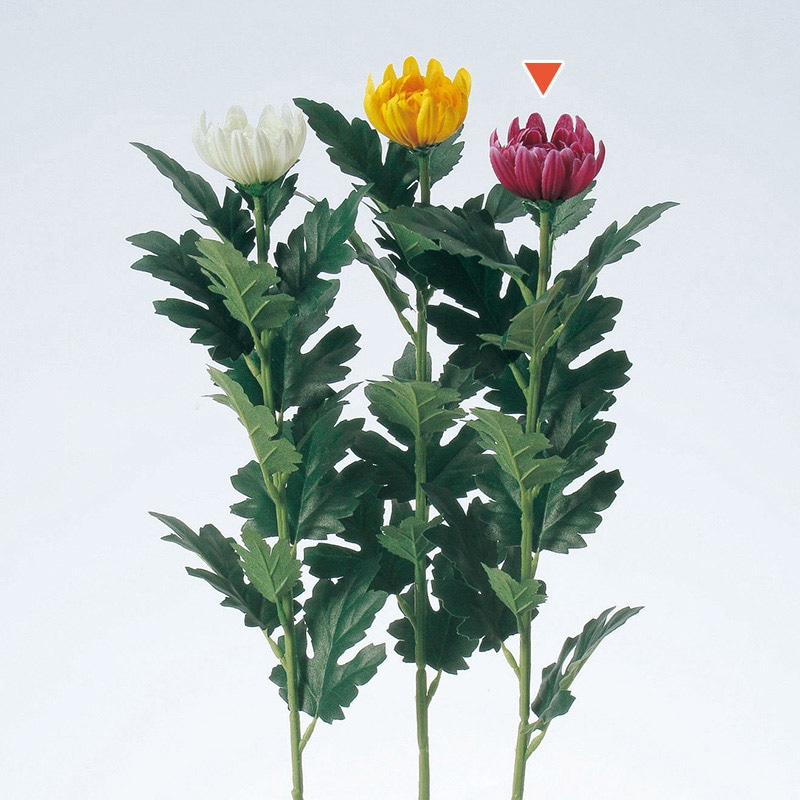 アスカ商会 造花 A-36094　マム　S #026　フッシャ 1本（ご注文単位1本）【直送品】