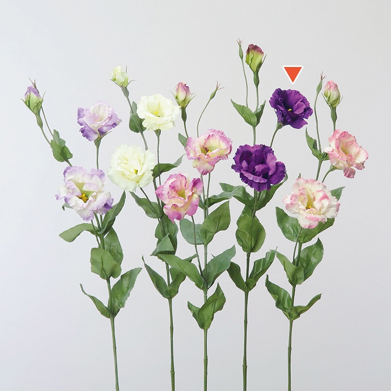 アスカ商会 造花 A-36127トルコギキョウ #035　バイオレット 1本（ご注文単位1本）【直送品】