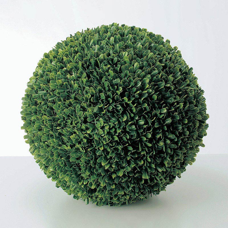 アスカ商会 造花・グリーン A-50680　ボックスウッドボール　L #051A　グリ-ン 1個（ご注文単位1個）【直送品】