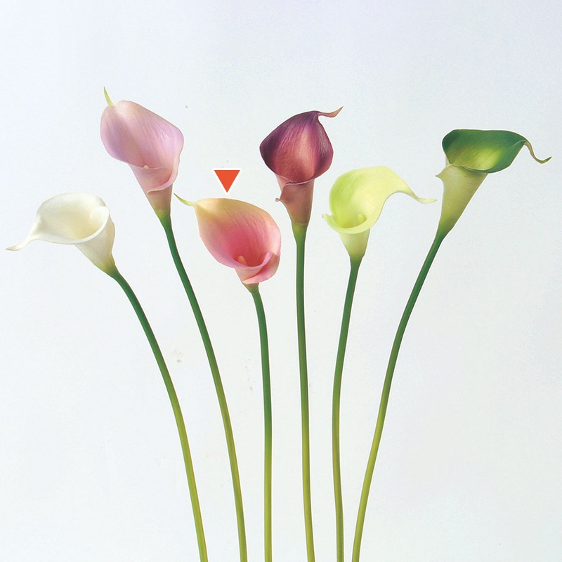 アスカ商会 造花 A-31387　カラーリリィ　S #003　ピンク 1本（ご注文単位1本）【直送品】