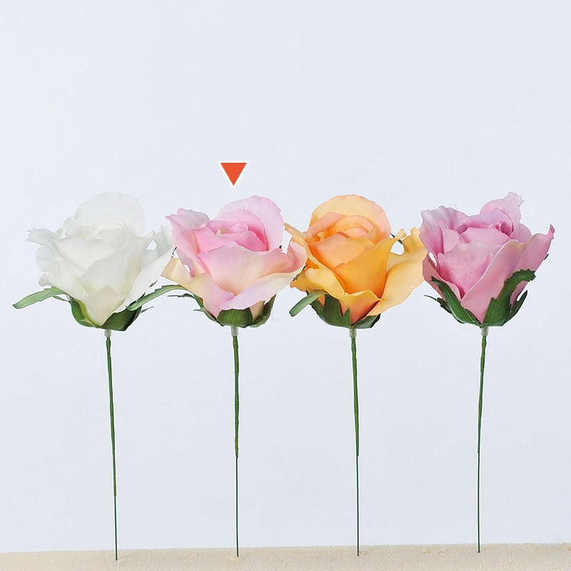 アスカ商会 造花 A-31450 アリスローズピック #003C クリ-ムピンク 1本(ご注文単位1本)【直送品】