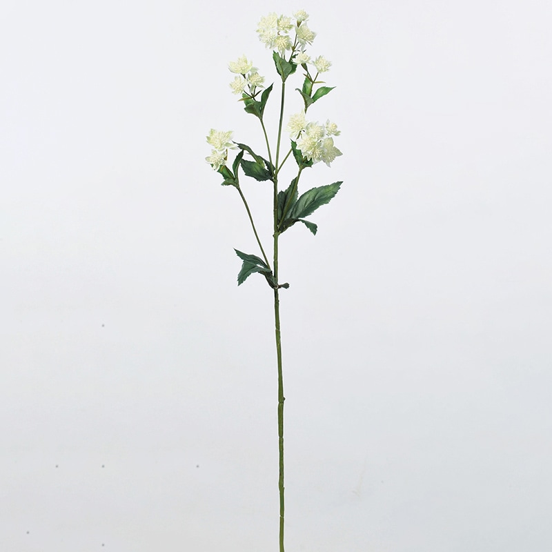 アスカ商会 造花 A-31463　アストランティア×19 #052　ホワイトグリ-ン 1本（ご注文単位1本）【直送品】