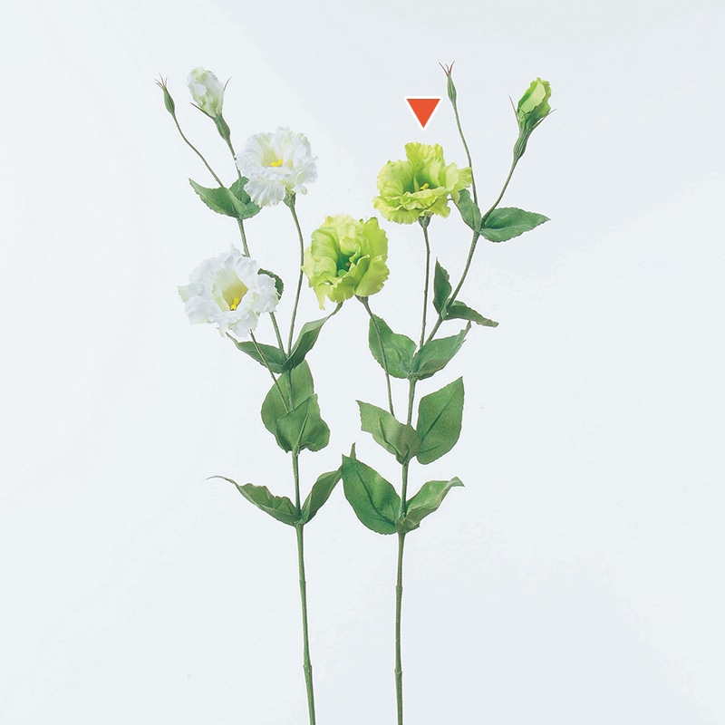 アスカ商会 造花 A-39469トルコギキョウ #051A　グリ-ン 1本（ご注文単位1本）【直送品】