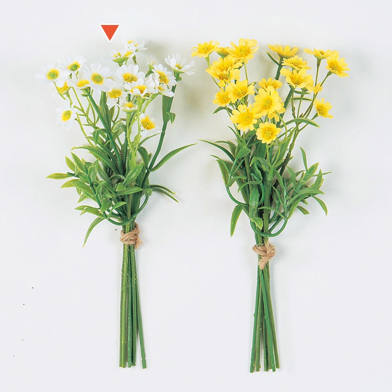 アスカ商会 造花 A-31862　デージー×21 #001　ホワイト 1束（ご注文単位1束）【直送品】