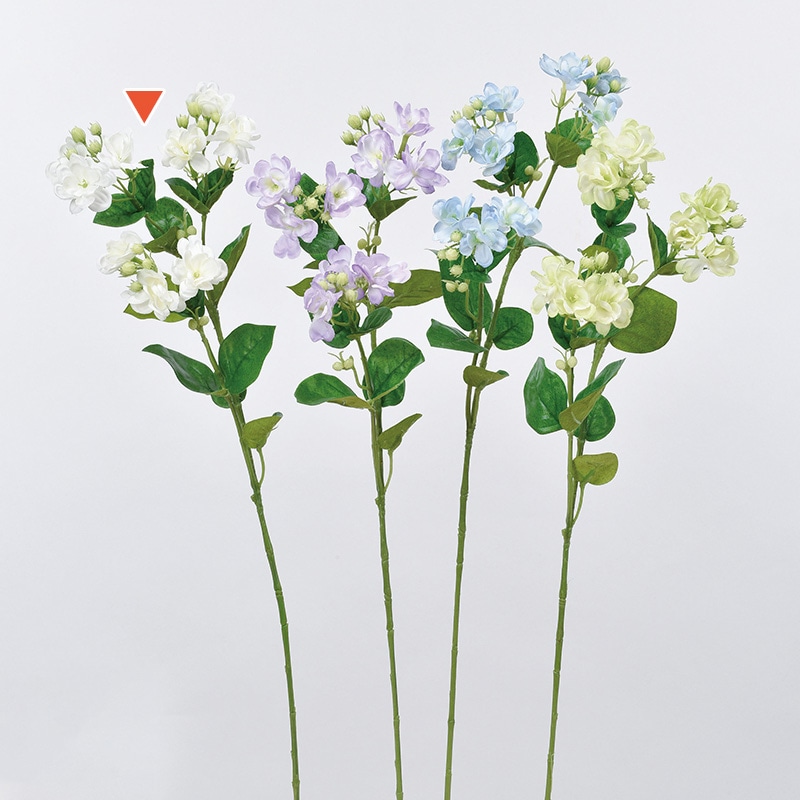 アスカ商会 造花 A-31912ジャスミン #001　ホワイト 1本（ご注文単位1本）【直送品】