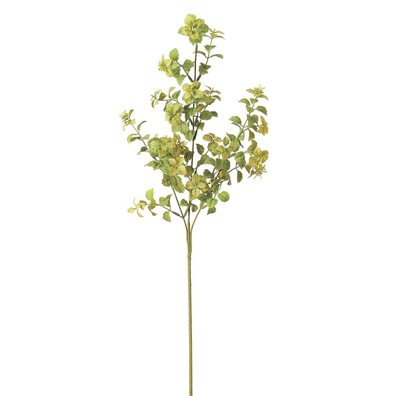 アスカ商会 造花・グリーン A-41226ボックスウッドベリー #053B　ライトイエローグリーン 1本（ご注文単位1本）【直送品】