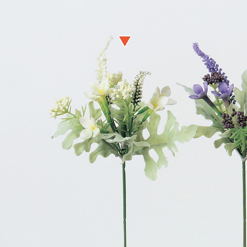 アスカ商会 造花 A-31944ブバルディアミックスピック #001　ホワイト 1本（ご注文単位1本）【直送品】