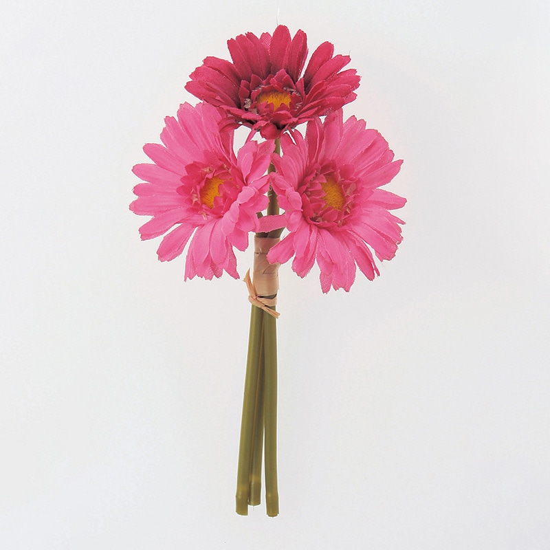 アスカ商会 造花 A-32214 ミニガーベラバンチ #005 ロ-ズ 1束(ご注文単位1束)【直送品】