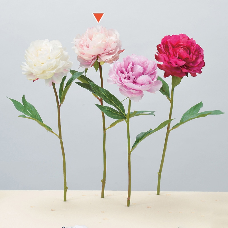 アスカ商会 造花 A-32373　ピオニー #003　ピンク 1本（ご注文単位1本）【直送品】