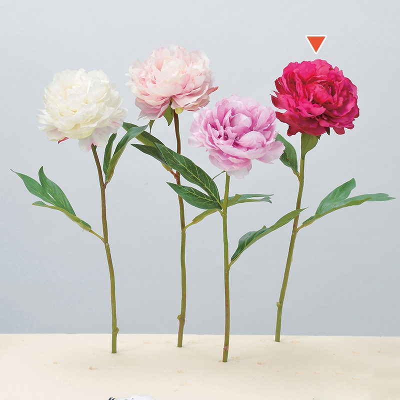 アスカ商会 造花 A-32373　ピオニー #022　ビュ-ティ 1本（ご注文単位1本）【直送品】