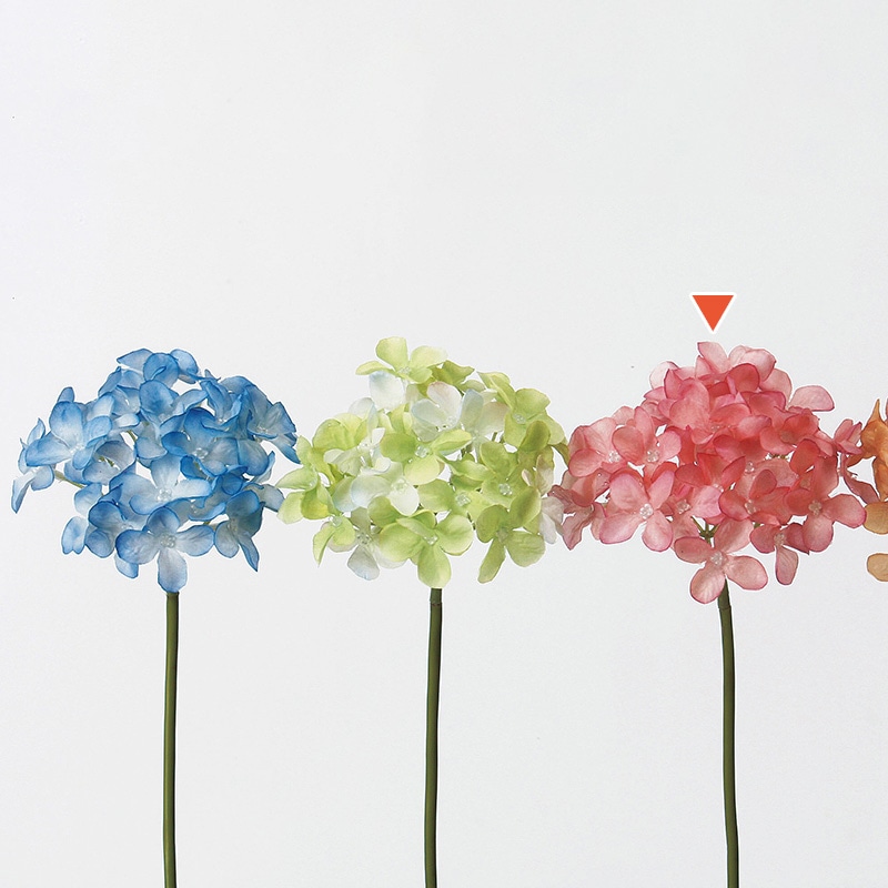 アスカ商会 造花 A-32408　ハイドランジアピック #055　モ-ブ 1本（ご注文単位1本）【直送品】