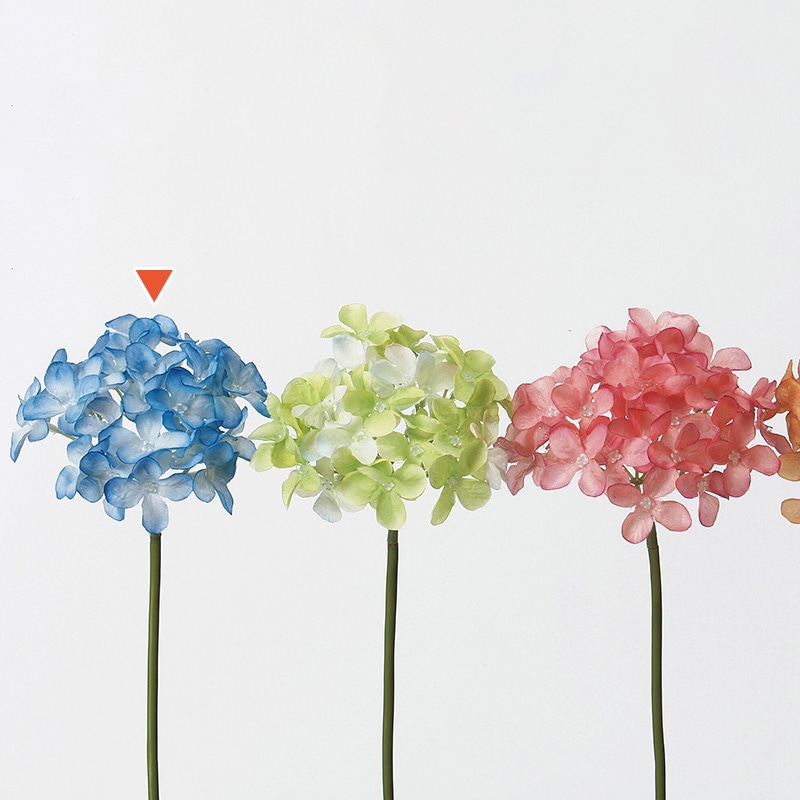 アスカ商会 造花 A-32408　ハイドランジアピック #009　ブル- 1本（ご注文単位1本）【直送品】