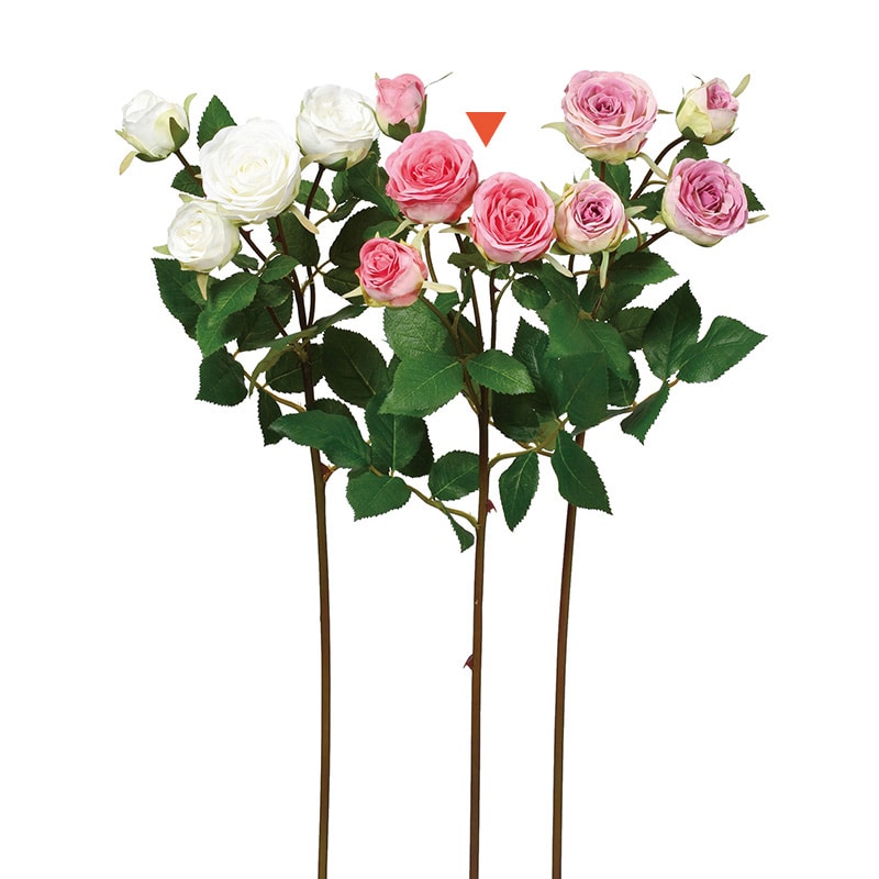 アスカ商会 造花 A-32575 ローズ×4 #005 ロ-ズ 1本(ご注文単位1本)【直送品】