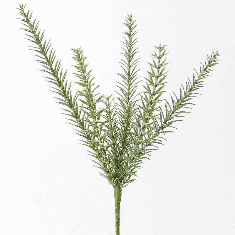 >アスカ商会 造花・グリーン A-41868 ローズマリー #063G グレイグリ-ン 1本(ご注文単位1本)【直送品】