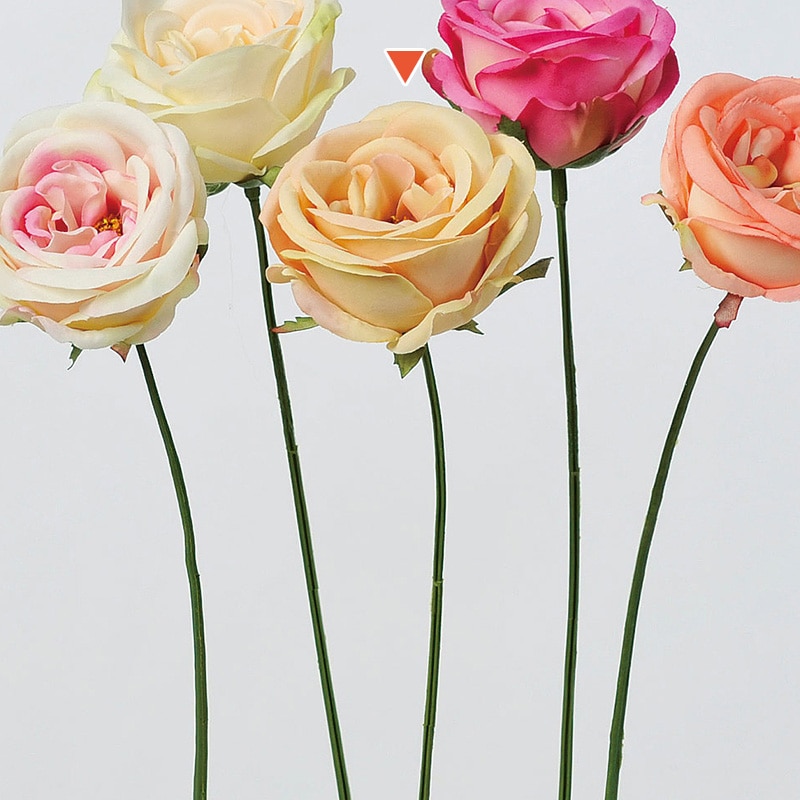 アスカ商会 造花 A-31910 サブリナローズ #011 クリ-ムホワイト 1本(ご注文単位1本)【直送品】