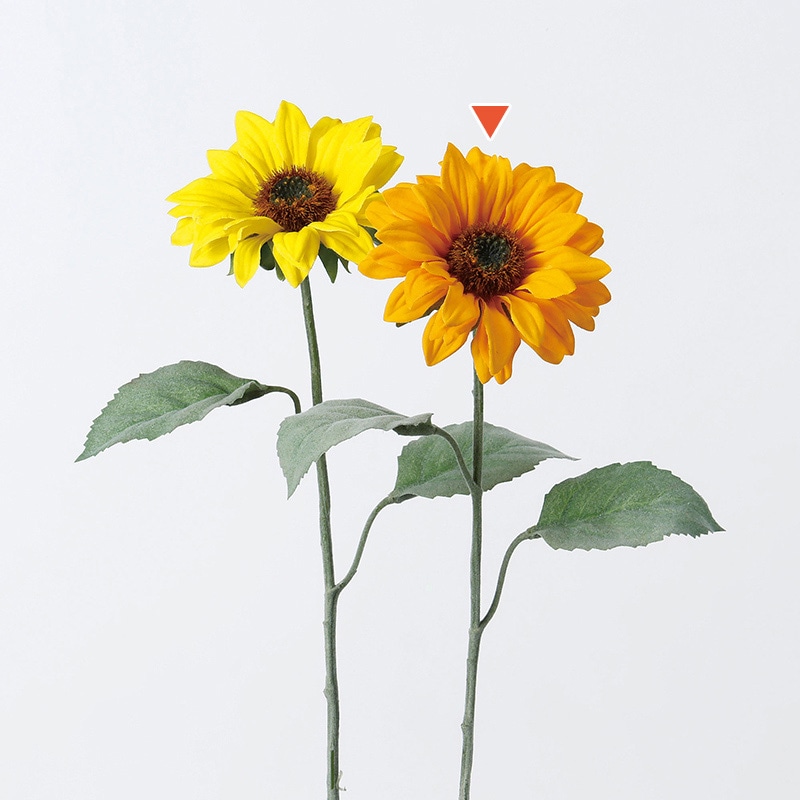 アスカ商会 造花 A-32652　サンフラワー #040Y　ゴ-ルドイエロ- 1本（ご注文単位1本）【直送品】
