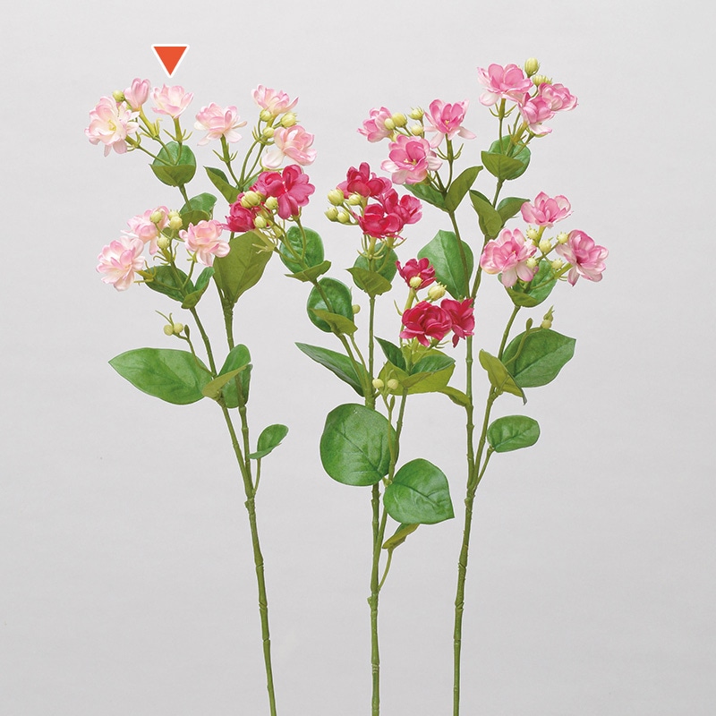 アスカ商会 造花 A-39584ジャスミン #003　ピンク 1本（ご注文単位1本）【直送品】