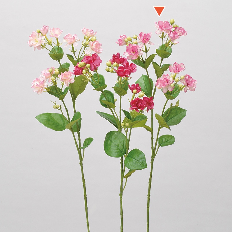 アスカ商会 造花 A-39584ジャスミン #055C　クリ-ムモ-ブ 1本（ご注文単位1本）【直送品】