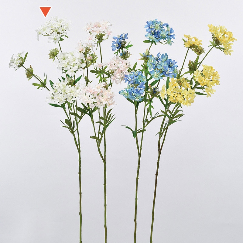 アスカ商会 造花 A-32805　クイーンアンズレース #001　ホワイト 1本（ご注文単位1本）【直送品】