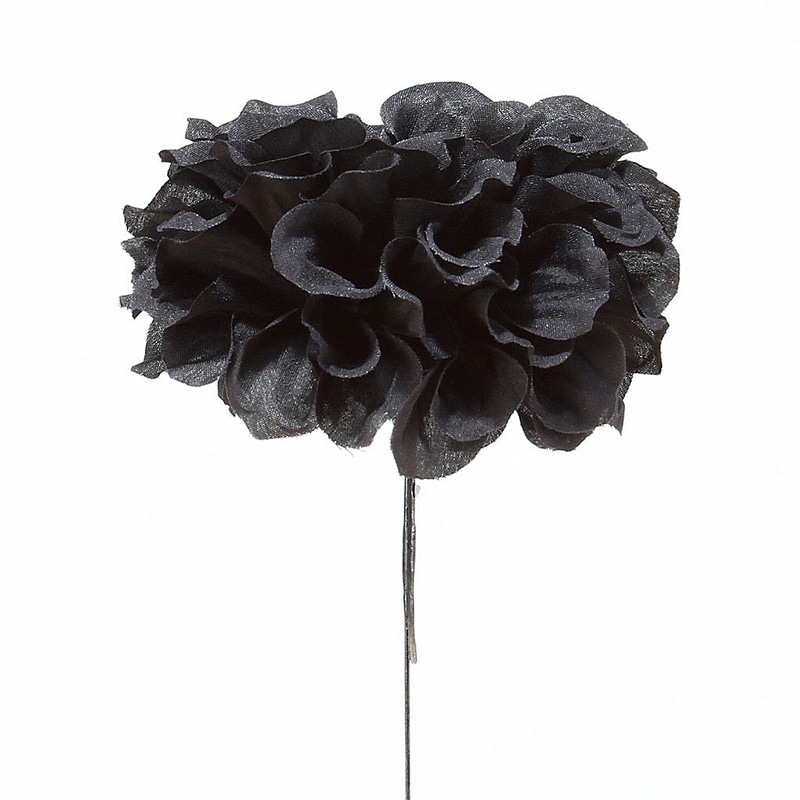 アスカ商会 造花 A-39631 ダリアピック #100 ブラック 1本(ご注文単位1本)【直送品】