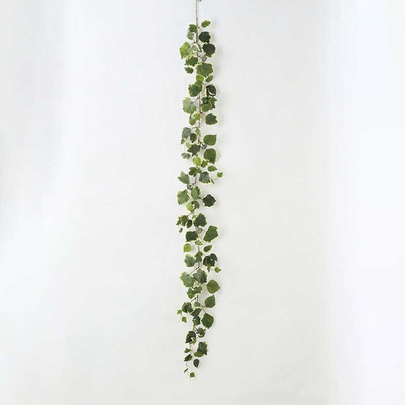 アスカ商会 造花・グリーン A-42226フレンチアイビーガーランド #051V ウ゛ァリゲイトグリ-ン 1本(ご注文単位1本)【直送品】