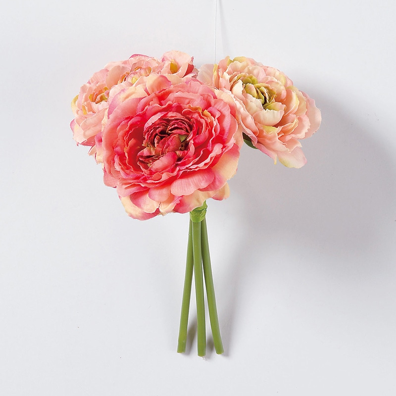 アスカ商会 造花 A-32868 ラナンキュラスブーケ #003A アンティ-クピンク 1束(ご注文単位1束)【直送品】