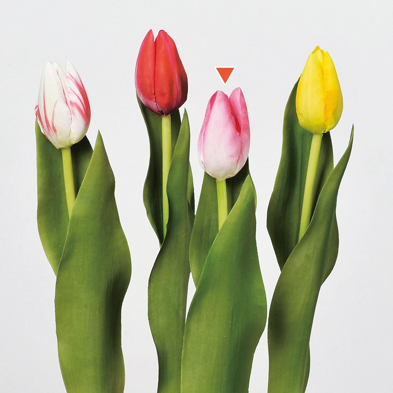 アスカ商会 造花 A-33053　チューリップ #003　ピンク 1本（ご注文単位1本）【直送品】