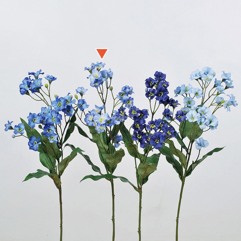 アスカ商会 造花 A-33080ブロッサムスプレー #009F フレンチブル- 1本(ご注文単位1本)【直送品】