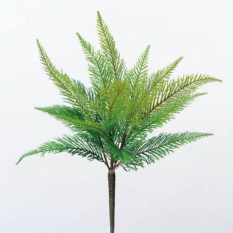 アスカ商会 造花・グリーン A-42703　フェザーファーンブッシュ #051A　グリ-ン 1本（ご注文単位1本）【直送品】