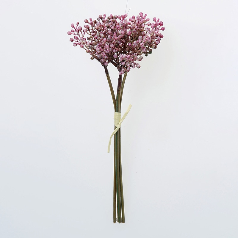 アスカ商会 造花・グリーン A-47761　ベリーバンチ #007　パ-プル 1束（ご注文単位1束）【直送品】