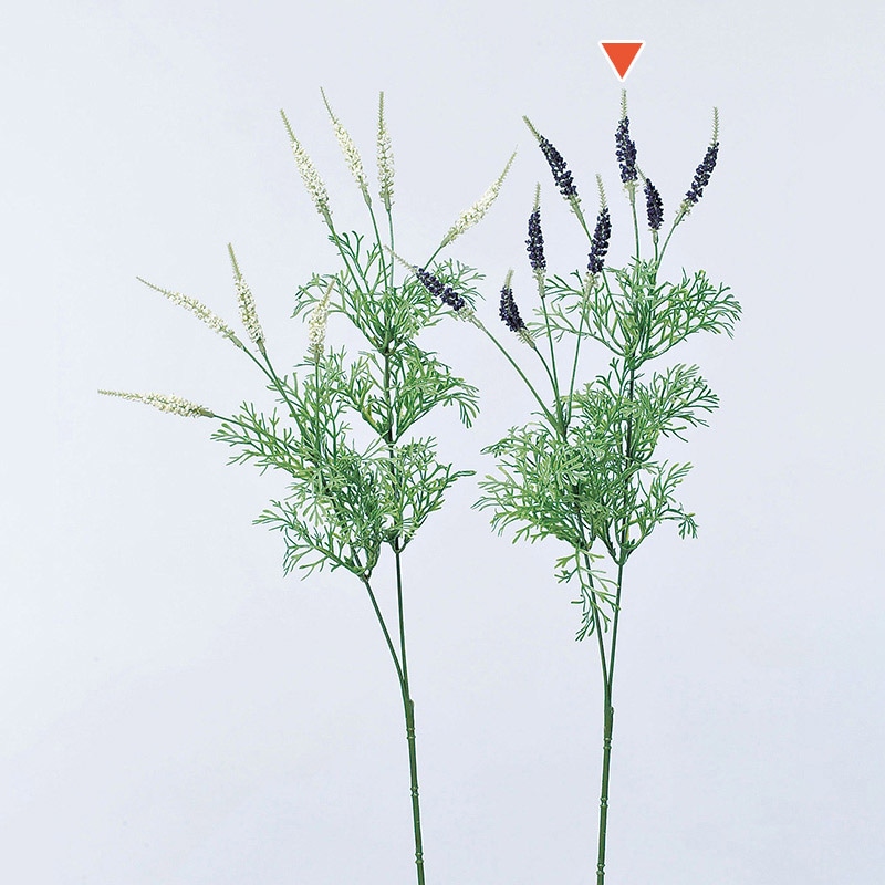 アスカ商会 造花 A-33242 ラベンダー×8 #006 ラベンダ- 1本(ご注文単位1本)【直送品】