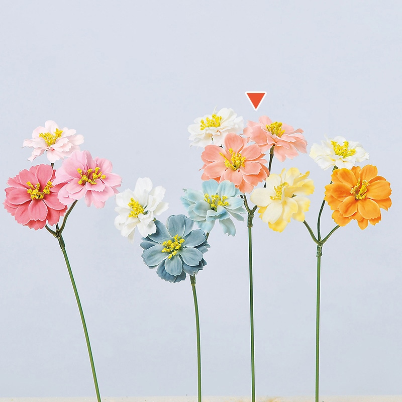 アスカ商会 造花 A-33306　フラワーピック #014P　サ-モンピンク 1本（ご注文単位1本）【直送品】