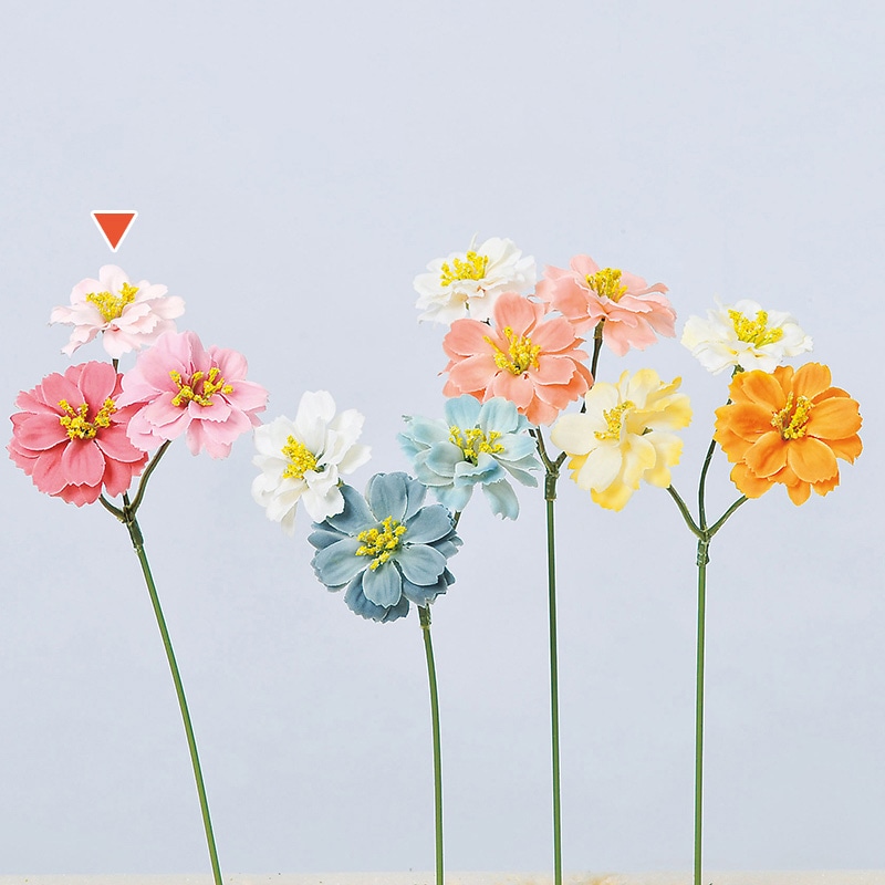 アスカ商会 造花 A-33306　フラワーピック #003　ピンク 1本（ご注文単位1本）【直送品】