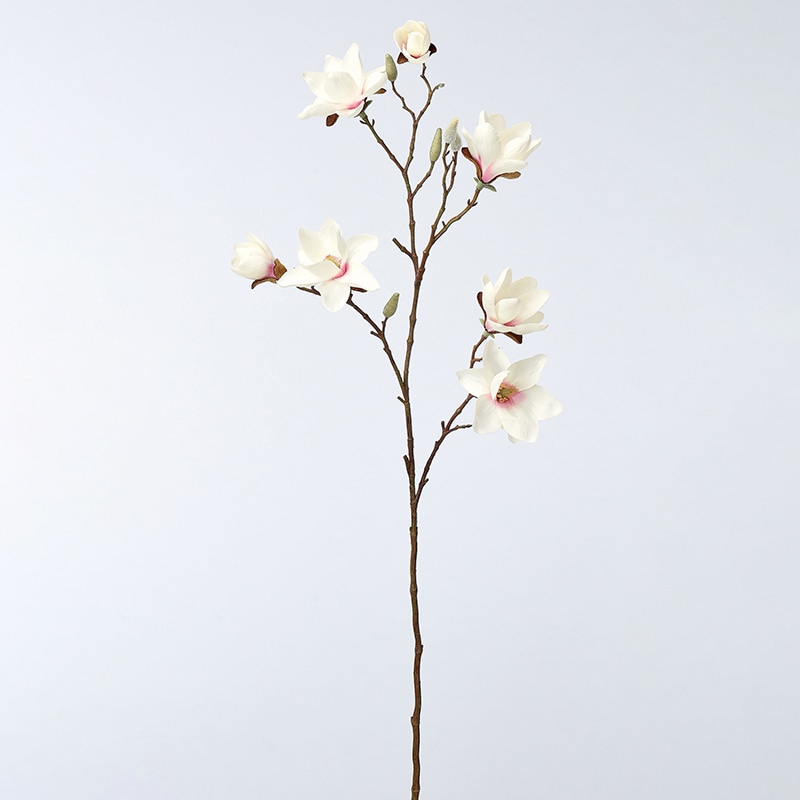 アスカ商会 造花 A-33258マグノリア #003C　クリ-ムピンク 1本（ご注文単位1本）【直送品】