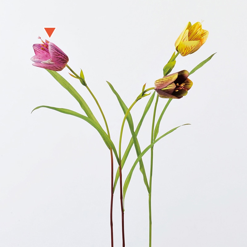 アスカ商会 造花 A-33319　バイモ #005　ロ-ズ 1本（ご注文単位1本）【直送品】