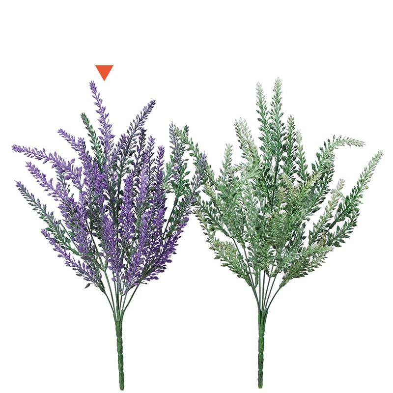 アスカ商会 造花 A-33326 ラベンダーブッシュ×35 #006 ラベンダ- 1本(ご注文単位1本)【直送品】