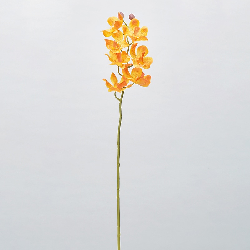 アスカ商会 造花 A-33333デンファレ #030　オレンジ 1本（ご注文単位1本）【直送品】