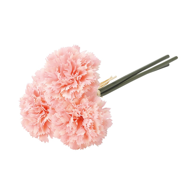 アスカ商会 造花 A-33160　カーネーションバンチ #013A　コ-ラル 1束（ご注文単位1束）【直送品】