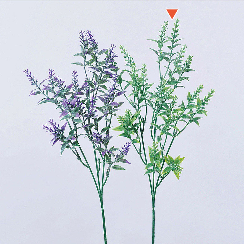 アスカ商会 造花 A-33396 ラベンダー #051F フロストグリ-ン 1本(ご注文単位1本)【直送品】