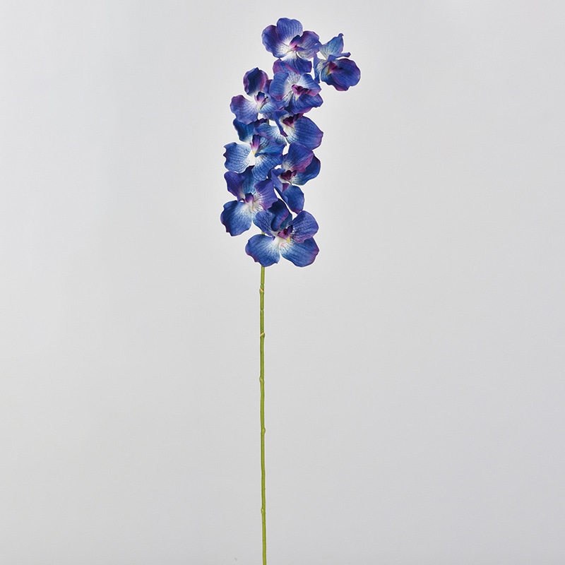 アスカ商会 造花 A-33401　バンダオーキッド×9 #009P　ブル-パ-プル 1本（ご注文単位1本）【直送品】