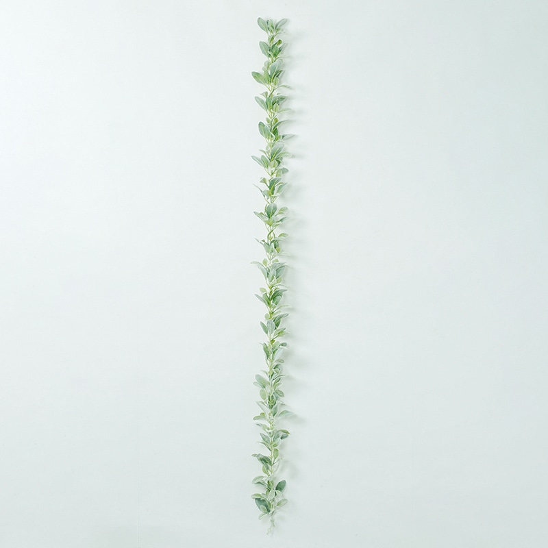 アスカ商会 造花・グリーン A-42864 ラムズイヤーガーランド #051F フロストグリ-ン 1本(ご注文単位1本)【直送品】