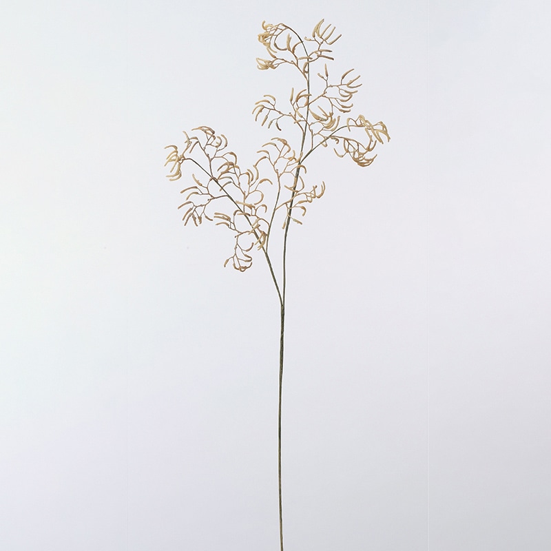 アスカ商会 造花・グリーン A-42972　シーダースプレー #008　ベ-ジュ 1本（ご注文単位1本）【直送品】