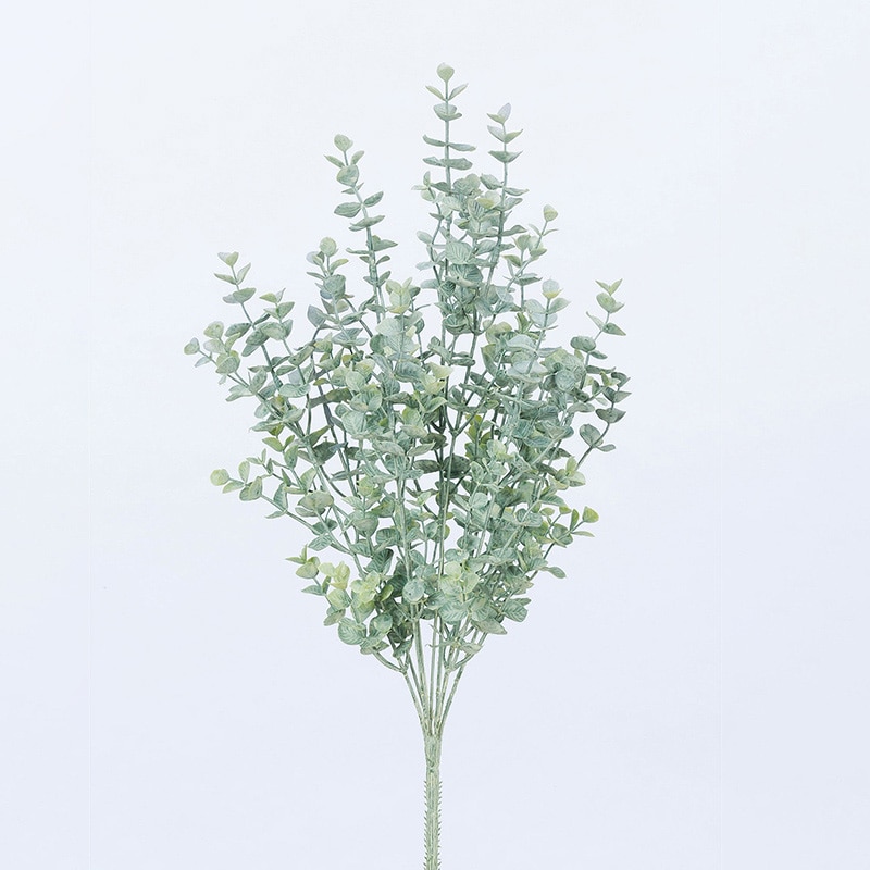 アスカ商会 造花・グリーン A-42982　ユーカリブッシュ #052L　グリ-ンラベンダ- 1本（ご注文単位1本）【直送品】