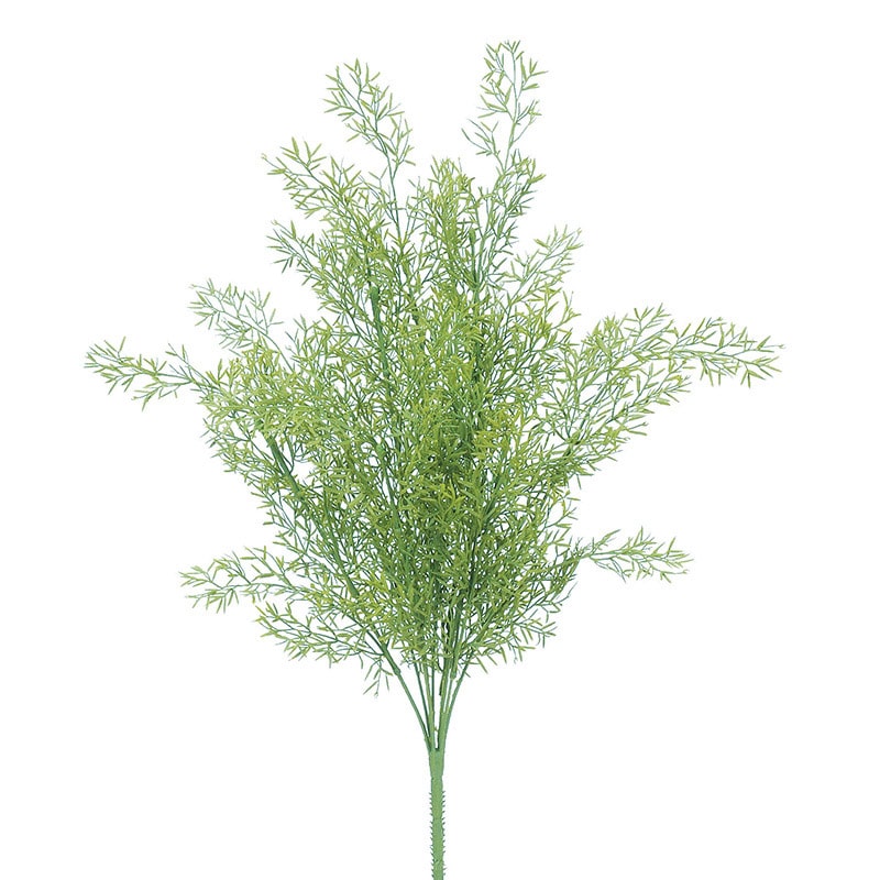 アスカ商会 造花・グリーン A-42987　スプレンゲリーブッシュ #051A　グリ-ン 1本（ご注文単位1本）【直送品】