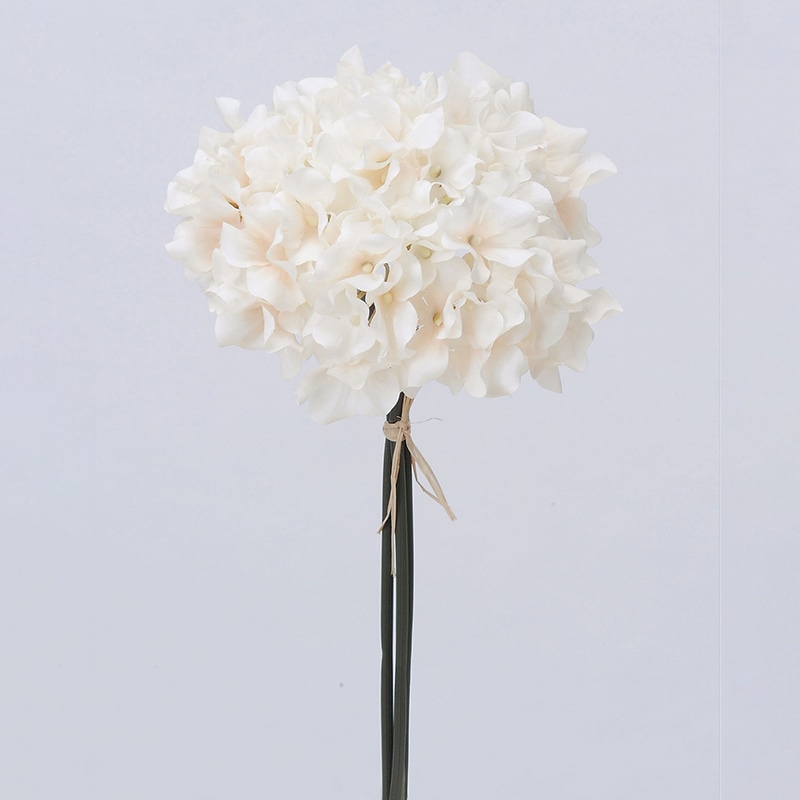 アスカ商会 造花 A-33460　ハイドランジアバンチ #008　ベ-ジュ 1束（ご注文単位1束）【直送品】