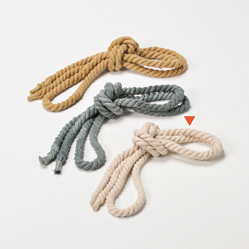 アスカ商会 ディスプレイ用品 A-15707　ロープ #091　アイボリ- 1本（ご注文単位1本）【直送品】